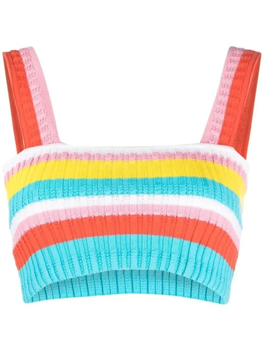 Solid & Striped The Emily Ribbed Crop Tank Top Small - Picture 1 of 4